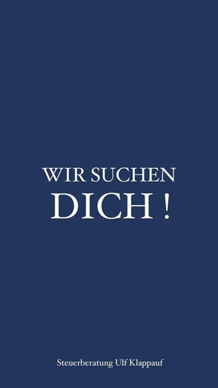 Wir suchen Dich! Wir suchen Dich!
